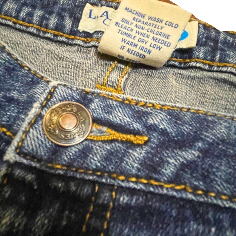 L.A. Blues Rodeo 6 (22/24) Short Jeans PRELOVED 42” waist length 40” - Picture 8 of 11